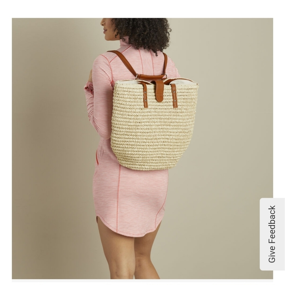 Duluth Trading Convertable Straw Backpack - image 3